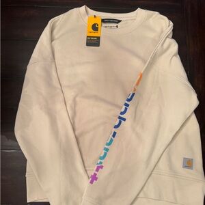 Carhartt Women’s Beige Crewneck Sweatshirt